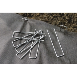 Agrotextile, fleece, foil and tarpaulin ground pegs