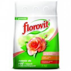 Ruusu- ja kukkakasvien lannoite - Florovit® - 1 kg - 