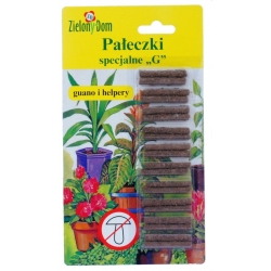 Sticks fertilizantes especiais "G" - para plantas enfraquecidas por doenças fúngicas - Zielony Dom® - 20 peças - 