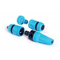 Hose connector set with a nozzle - 3/4" - CELLFAST