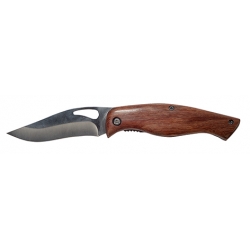 Folding knife with wood handle - Greenmill