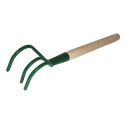 Cultivator with a 30 cm wooden handle
