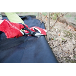 Black anti-weed fleece (agrotextile) - for mulching - 3.20 x 20.00 m
