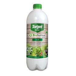 Biohumus MAX - Vermikomposti yrtteille - 100% orgaaninen lannoite - Target® - 1 litra - 