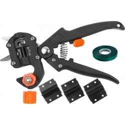 Pruner for grafting trees and shrubs + protective tape
