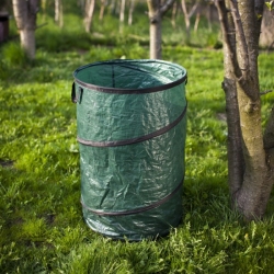 Beg taman pop timbul besar untuk daun kering, rumput, rumput dan sampah - 210 liter - 