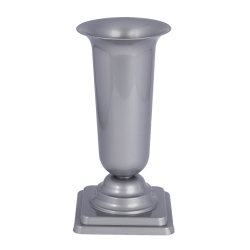"Dama" standard vase - silver