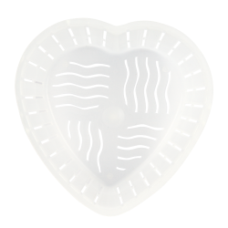 Heart-shaped cheese mould for 80 g of cheese