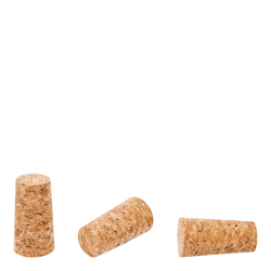 Natural agglomerated conical cork - 21/16 mm - 20 pcs