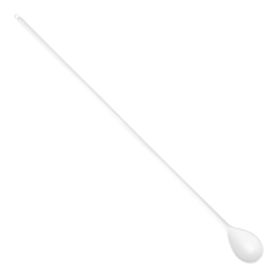 Plastic ladle - white - 70 cm
