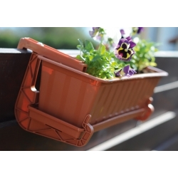 "Agro" outdoor planter - terracotta-coloured - 60 cm