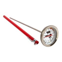 Kitchen thermometer for roasting, smoking, cooking - temperature range 0-120°C - 210 mm