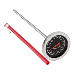 Термометър за пушене и барбекю - температурен диапазон 20-300 ° C - 23,5 cm - 