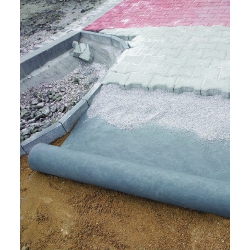 Γκρίζο geo-fleece - για mulching - 1,00 x 20,00 m - 