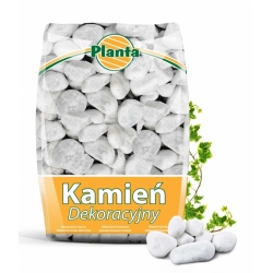 Weißer Kieselstein - Carrara White - 40 - 60 mm - Planta - 20 kg - 