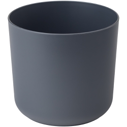 "Aruba" round pot casing - 25 cm - anthracite-grey