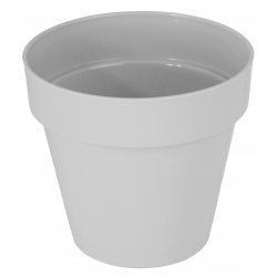 "Ibiza" round pot casing - 12 cm - white