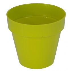 Casing pot bulat "Ibiza" - 16 cm - pistachio-hijau - 