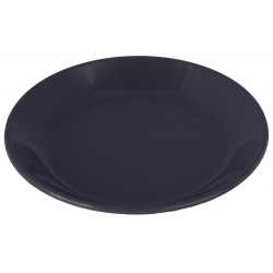 "Kolor" saksı tabağı - 15 cm - antrasit-gri - 
