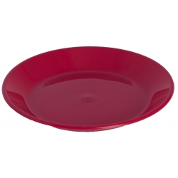 "Kolor" flower pot saucer - 11 cm - cherry-red