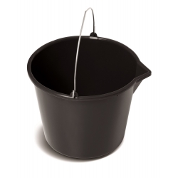 16-litre plastic garden bucket with a funnel