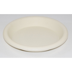 "Agawa" round pot saucer - 24 cm - creamy-white