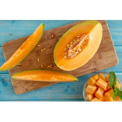 แคนตาลูป "เมลบา" - ส้มเนื้อหนาและมีกลิ่นหอม - 90 เมล็ด - Cucumis melo L.