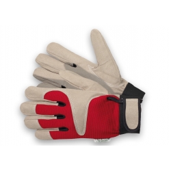 Црвено - беж Курребо вртне рукавице - изузетно издржљиве - 