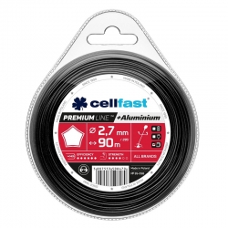 The PREMIUM star-shaped mowing line 2.7mm x 90 m - CELLFAST
