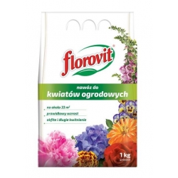Hnojivo pre záhradné kvety - bohaté a dlho kvitnúce - Florovit® - 1 kg - 