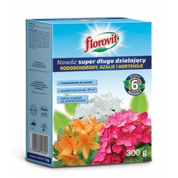 Eriti pika toimeajaga väetis - rododendronid, asalead ja hortensiad - Florovit® - 300 g - 