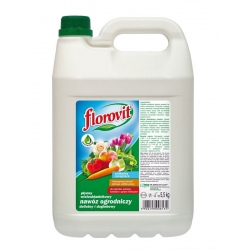 Viacúčelové hnojivo pre všetky domáce a balkónové rastliny - Florovit® - 5 l - 