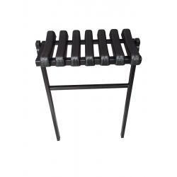 Graveyard, cemetery bench - ribbed, in-soil mounting - single seat - Width: 50 cm