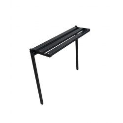 Cemetery/ graveyard seat with straight pales - laid in the ground - Width: 83 cm