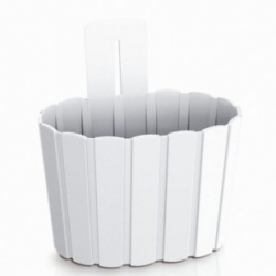 "Boardee Wall" wall-mounted plant pot - 19.4 cm - white