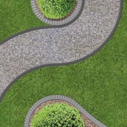 UNIBORD градински кант с анкерни шипове - 16 m - CELLFAST - 