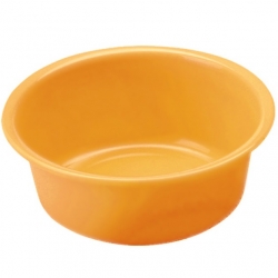 Округла посуда - ø16 цм - наранџаста - 