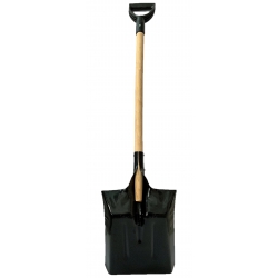 Shovel arang batu dengan pemegang kayu panjang DY - 