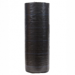 Crna tkanina protiv korova (agrotekstil) - deblji od runa - 1,60 x 10,00 m - 