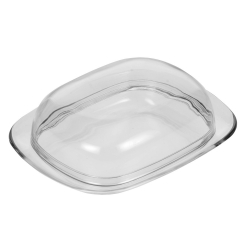 Transparent butter dish