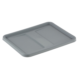 Pale grey Roberta box lid - 40 x 30 cm - fits Robert transportation containers