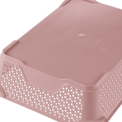 Pink pearl A5 storage basket