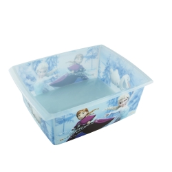 Priehľadná modrá 10-litrová skladovacia skrinka Filip "Frozen" - 