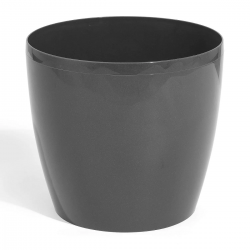 Cache-pot "Coubi Duo" ø 19 cm - gris graphite - 