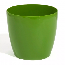 Pot tanaman "Coubi Duo" ø 19 cm - hijau zaitun baru - 