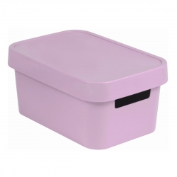 Pink 4.5-litre Infinity container with a lid