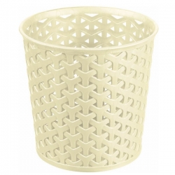 Kremalı-beyaz 0.7-litre yuvarlak My Style basket - 