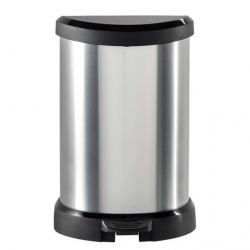 20-litre metallized dustbin