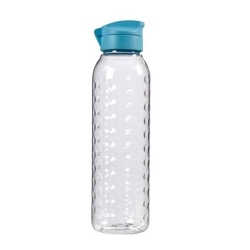Water bottle, flask "Dots" - 0.75 litre - blue