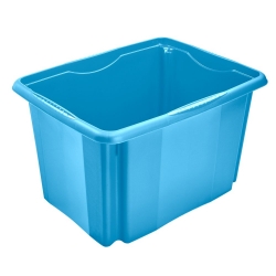 Skladovací box „Emil“ - 30 litrov - modrý - 